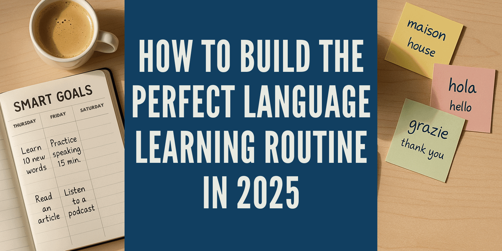 How to Build the Perfect Language Learning Routine in 2025