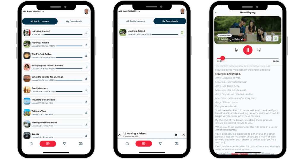 Rocket Spanish Audio Lesson