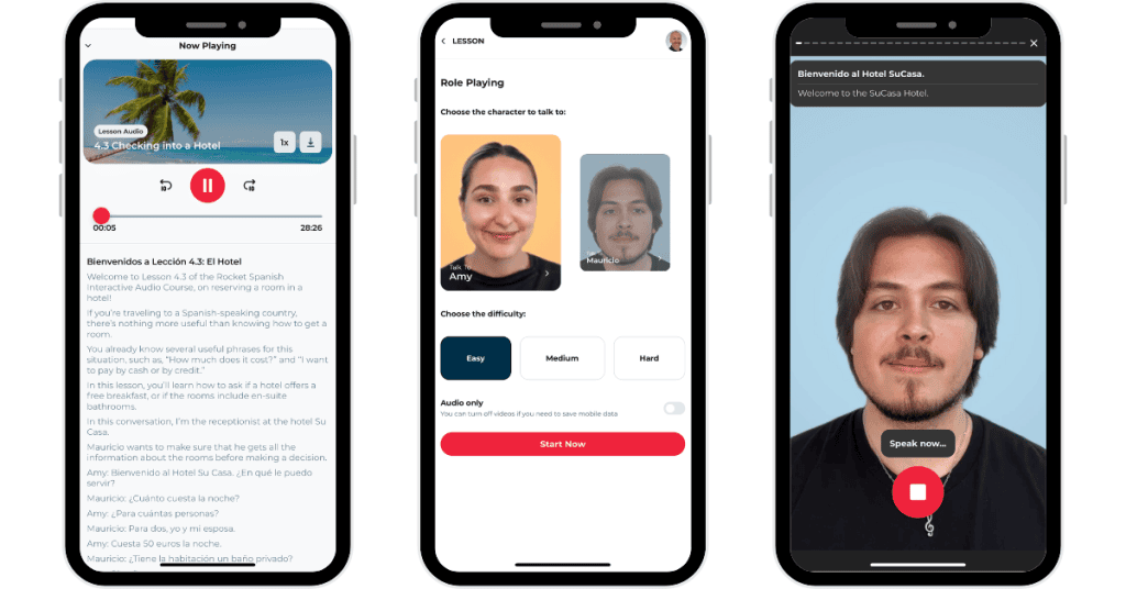 Rocket Languages Mobile App